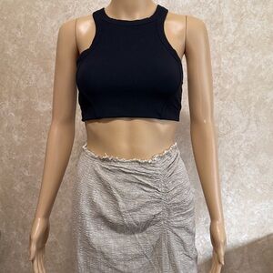 Lululemon Black High Neck Sports Bra activewear size 8